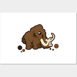 Just a Cute Mammoth Posters and Art